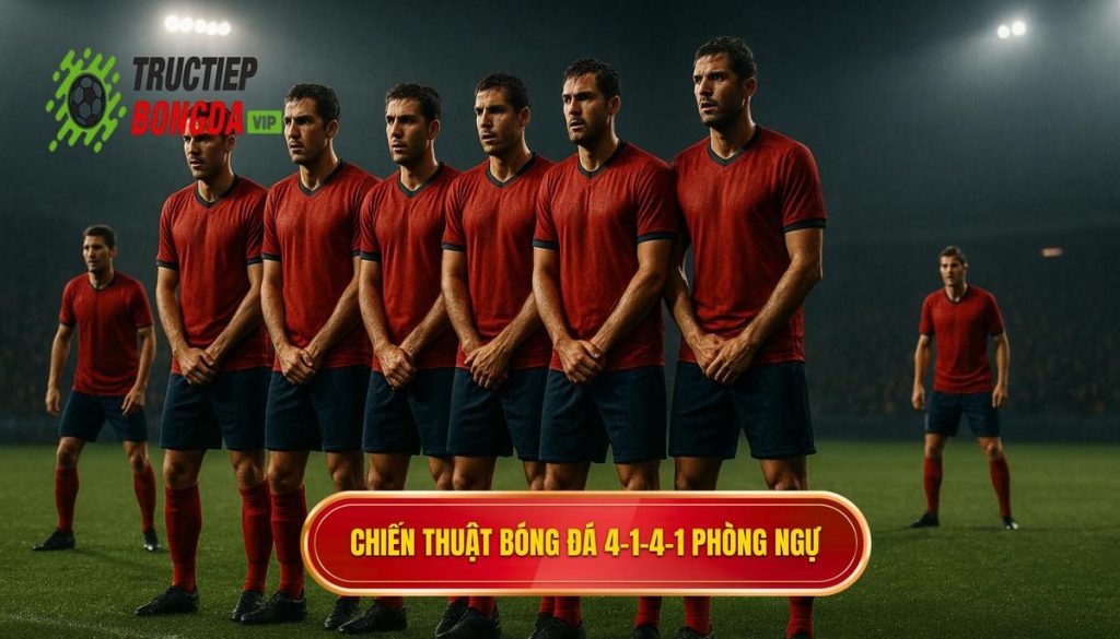 Chiến thuật bóng đá 4-1-4-1 phòng ngự