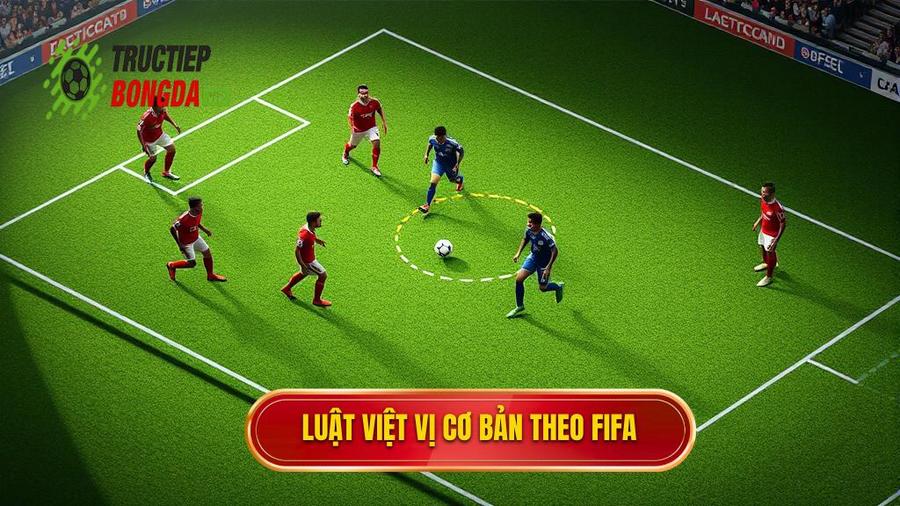 1. Luật việt vị cơ bản theo FIFA