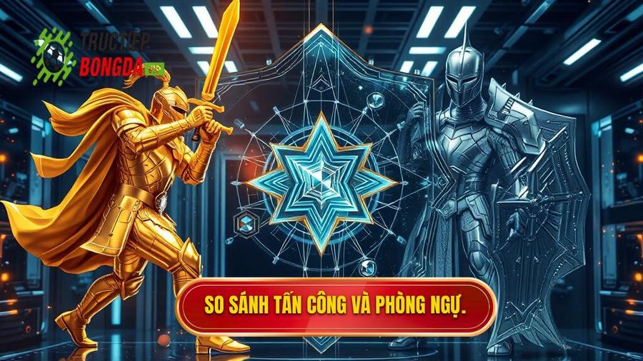 3. So sánh tấn công và phòng ngự.