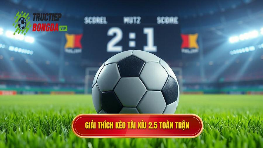 Hiểu rõ về Kèo tài xỉu 2.5 toàn trận