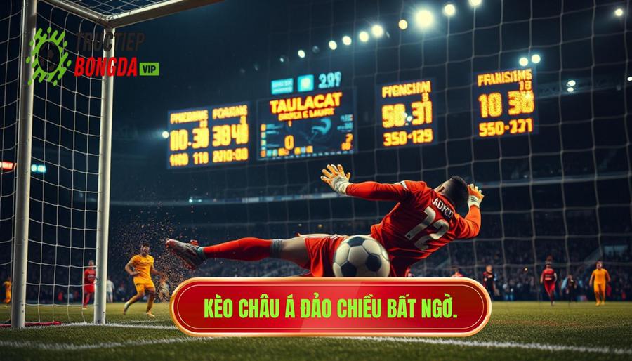 Thế nào là kèo châu Á đảo chiều bất ngờ?