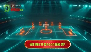 Sơ đồ chiến thuật 4-2-3-1 vận hành: Nghệ thuật kiểm soát và tấn công hiện đại